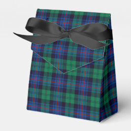 Caja Para Regalos Tartán Real Azul y Verde Armstrong