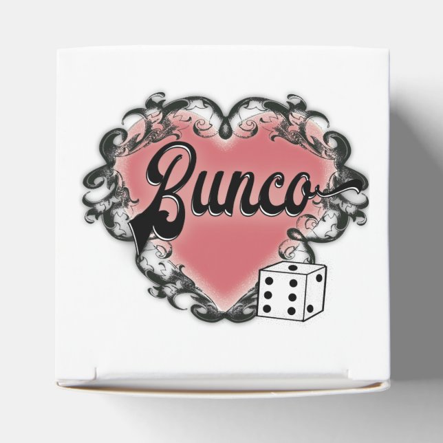 Caja Para Regalos tatuaje del corazón de bunco (Parte superior)