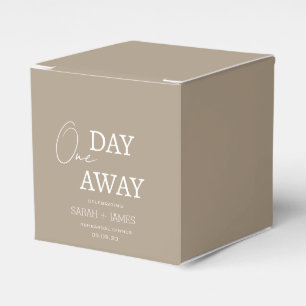 Caja Para Regalos Taupe moderno un día antes Fiesta de la cena de en