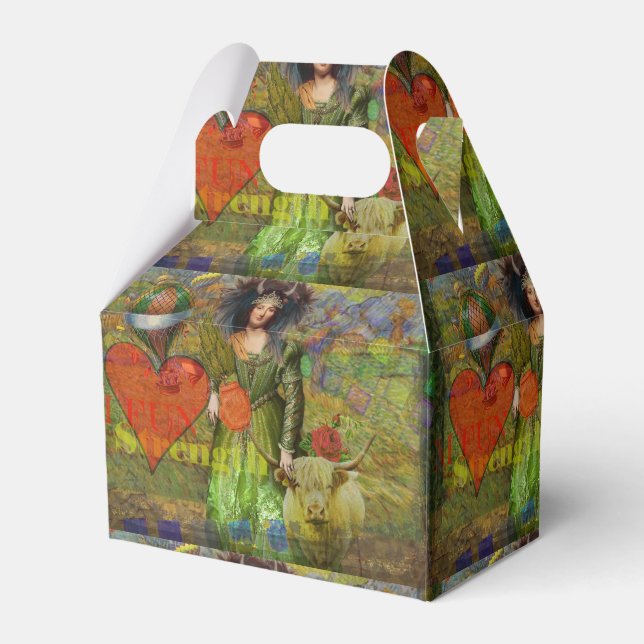 Caja Para Regalos Taurus clásico retrato de mujer gótica (Front Side)