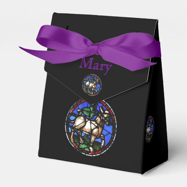 Caja Para Regalos Taurus Zodiac Sed Glass Notre-Dame de Paris FB (Front Side)