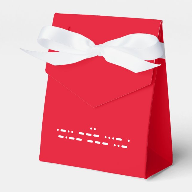 Caja Para Regalos "Te amo" en código morse (Front Side)