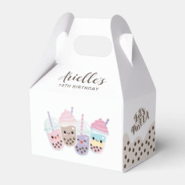 Caja Para Regalos Té de burbuja de Kawaii Boba