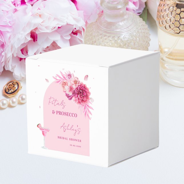 Caja Para Regalos Té de Despedida Floral Rosa Petalos y Prosecco (Subido por el creador)