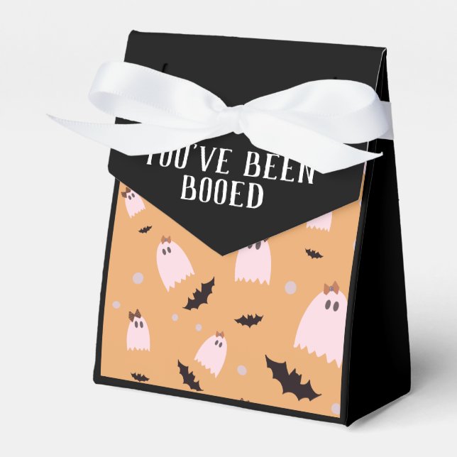 Caja Para Regalos Te han embaucado con Bows Halloween (Front Side)