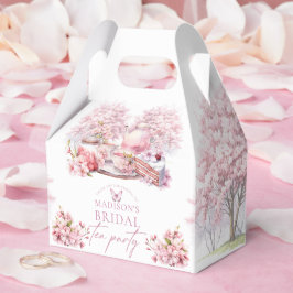 Caja Para Regalos Té Nupcial de Flor de Cerezo Precioso