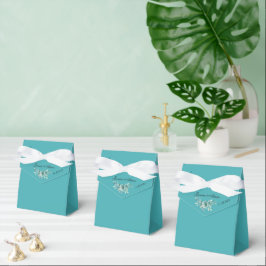 Caja Para Regalos Teal Whisper Blooms Wedding