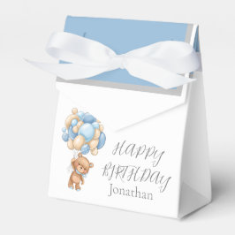 Caja Para Regalos Teddy Balloon Bearly Wait Birthday Boy Favorito Bo