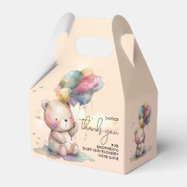 Caja Para Regalos Teddy Bear Baby Shower