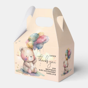 Caja Para Regalos Teddy Bear Baby Shower