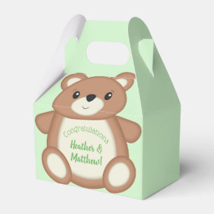 Caja Para Regalos Teddy Bear Baby Shower