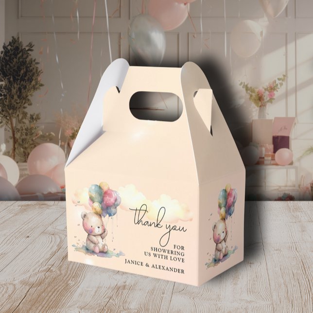 Caja Para Regalos Teddy Bear Baby Shower (Subido por el creador)