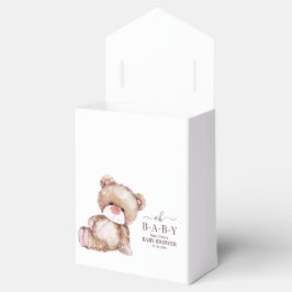 Caja Para Regalos Teddy Bear Baby Shower, Chica Baby Shower de oso r