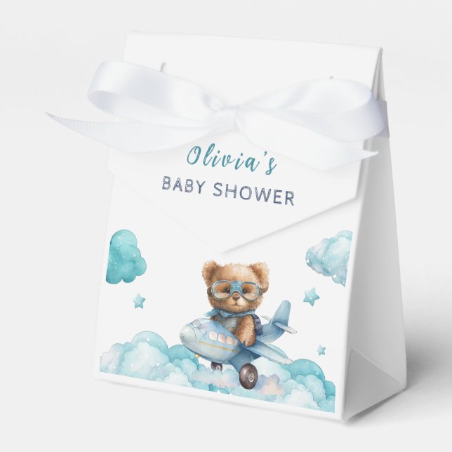 Caja Para Regalos Teddy Bear Bearly Wait Baby Shower (Front Side)