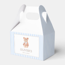 Caja Para Regalos Teddy Bear Boy Classic Baby Shower