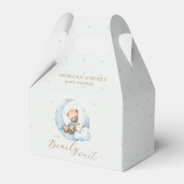 Caja Para Regalos Teddy Bear Moon Bearly Wait Baby Shower