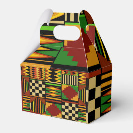 Caja Para Regalos Tela Real Africana Kente