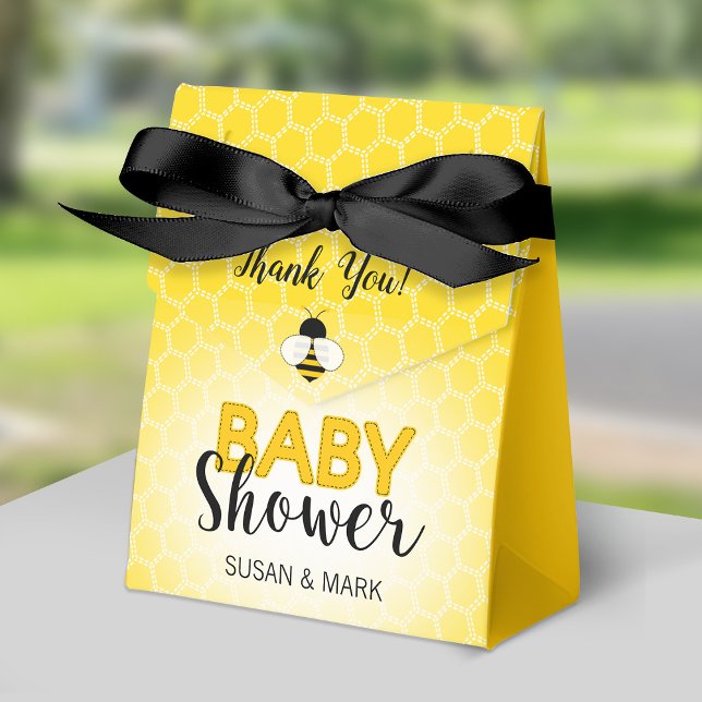 Caja Para Regalos Tema de abeja Baby Shower Favor Box. (Subido por el creador)