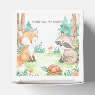 Caja Para Regalos Tema de Baby Shower Cute Woodland