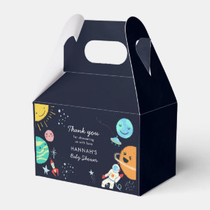 Caja Para Regalos Tema de espacio reducido Baby Shower