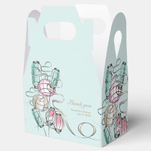 Caja Para Regalos Tema de farolillo y cinta chino colorido