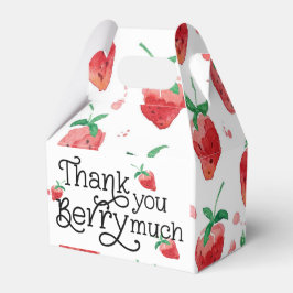 Caja Para Regalos tema de fresa, primer cumpleaños, cumpleaños de lo