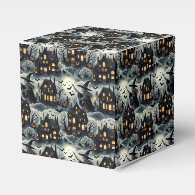 Caja Para Regalos Tema de Halloween (Costado Anverso)