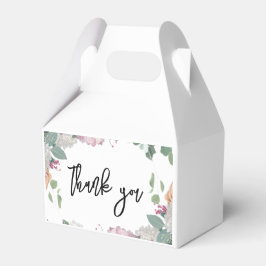 Caja Para Regalos Tema de la boda floral