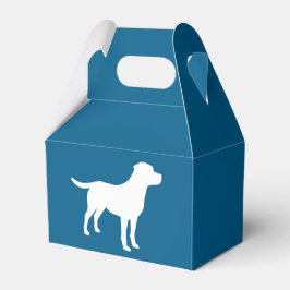Caja Para Regalos Tema de Labrador - Laboratorio Azul de Perro Baby