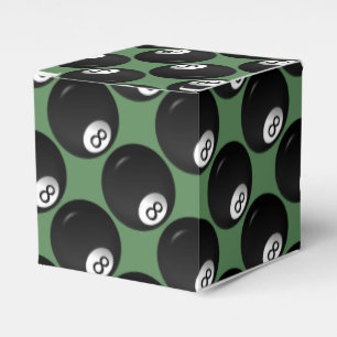 Caja Para Regalos Tema del billar de ocho bolas