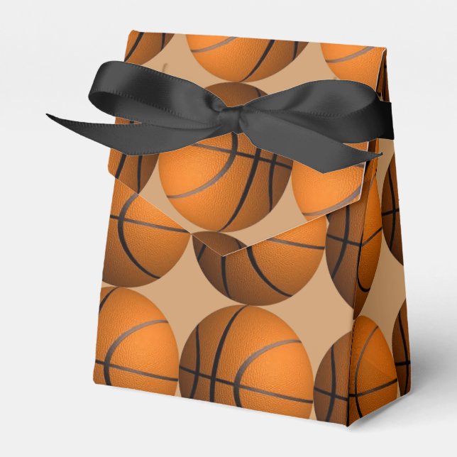 Caja Para Regalos Tema Deportivo del Baloncesto (Front Side)