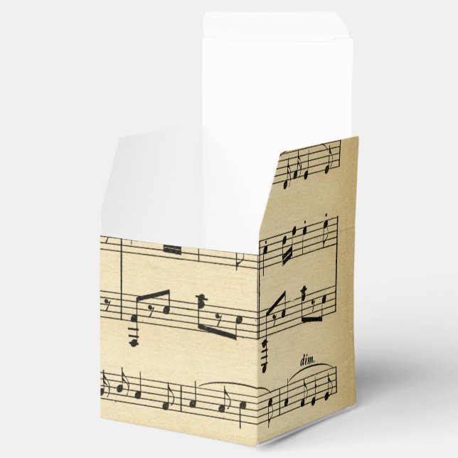 Caja Para Regalos Tema musical (Abierto)