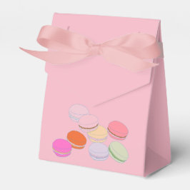 Caja Para Regalos Tema Rosa París Francés Macaron Favor Box