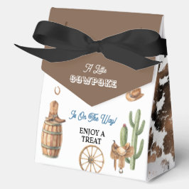 Caja Para Regalos Tema Vaquero Occidental 4"w x 2"l x 5"h