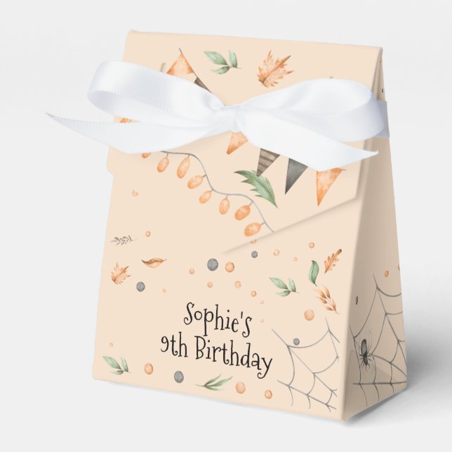 Caja Para Regalos ¡Tengamos miedo! Fiesta de cumpleaños de niños en  (Front Side)