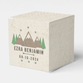 Caja Para Regalos Tent Canvas Camping Bar Mitzvah Personalizado