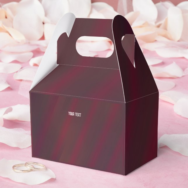 Caja Para Regalos Termal rojo (Boda)