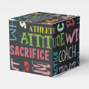 Caja Para Regalos Términos Alegres En El Cartel