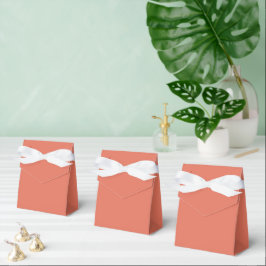 Caja Para Regalos Terracota Moderna de Color Sólido Plano