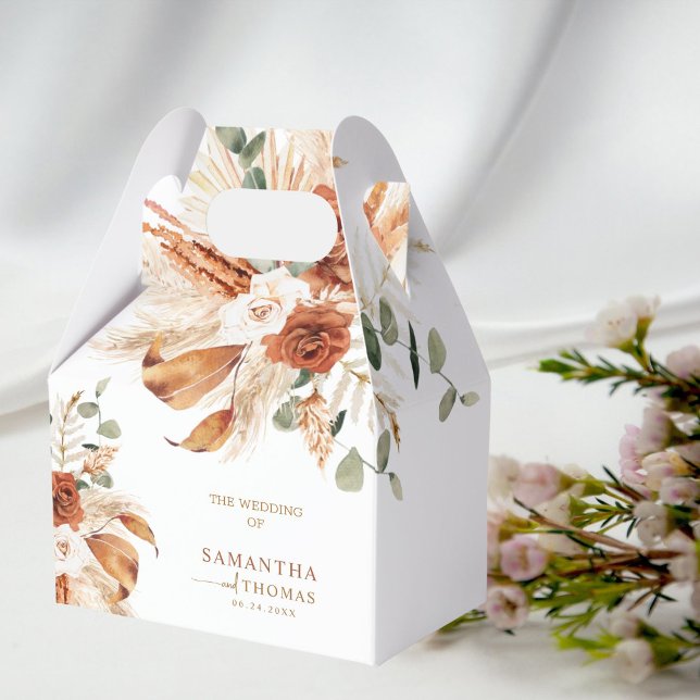 Caja Para Regalos Terracota Rústica Caligrafía Gracias (Subido por el creador)