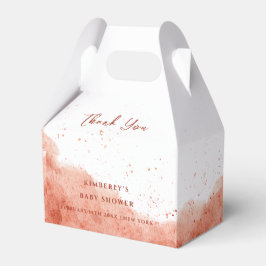 Caja Para Regalos Terracotta Boho Desert Baby Shower Gracias