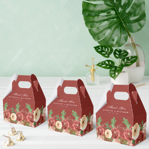 Caja Para Regalos Terracotta Navidades Florales Pine Bough Boda