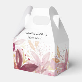 Caja Para Regalos Terracotta Rubor Floral Elegant