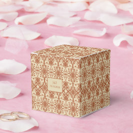 Caja Para Regalos Terracotta Vintage Boho Wedding Favor Box