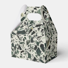 Caja Para Regalos Terrazzo verde moderno