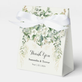 Caja Para Regalos Tesoro del Jardín Dorado: Favor de Boda Botánico