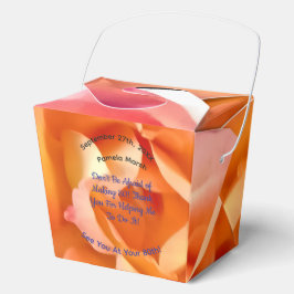 Caja Para Regalos texto de humor de foto de rosa de cumpleaños 80