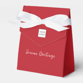 Caja Para Regalos Texto de logotipo rojo para embalaje de negocio pr