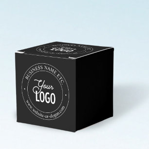 Caja Para Regalos Texto de Personalizable y sustitución de logotipos
