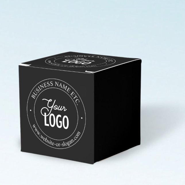 Caja Para Regalos Texto de Personalizable y sustitución de logotipos (Subido por el creador)